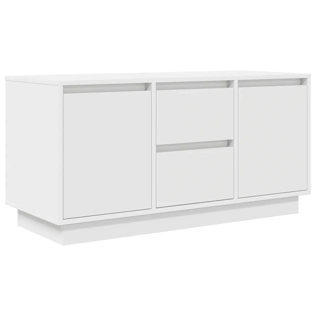 Mobile Porta TV con Luci LED Bianco 100x41x50 cm 861409