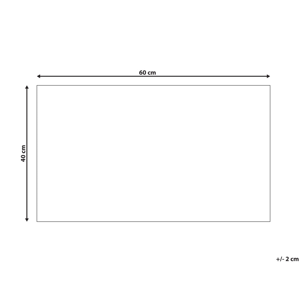 Zerbino in fibra di cocco naturale con fondo antiscivolo in PVC 40 x 60 cm Decorazione Classico Motivo a strisce tradizionale