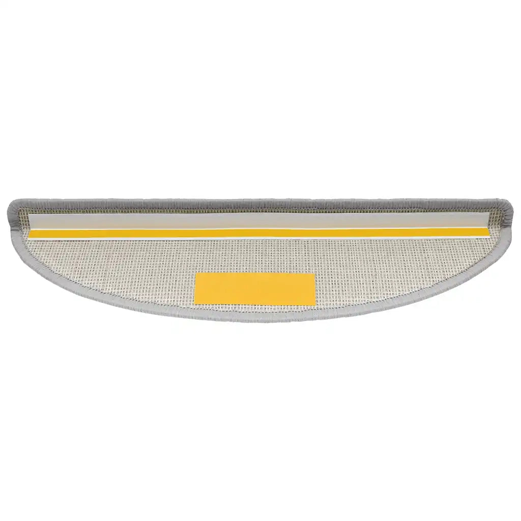 Tappetini per scale 30 pz | Gradini per Scale 56x17x3 cm Grigio chiaro Semicircolari
