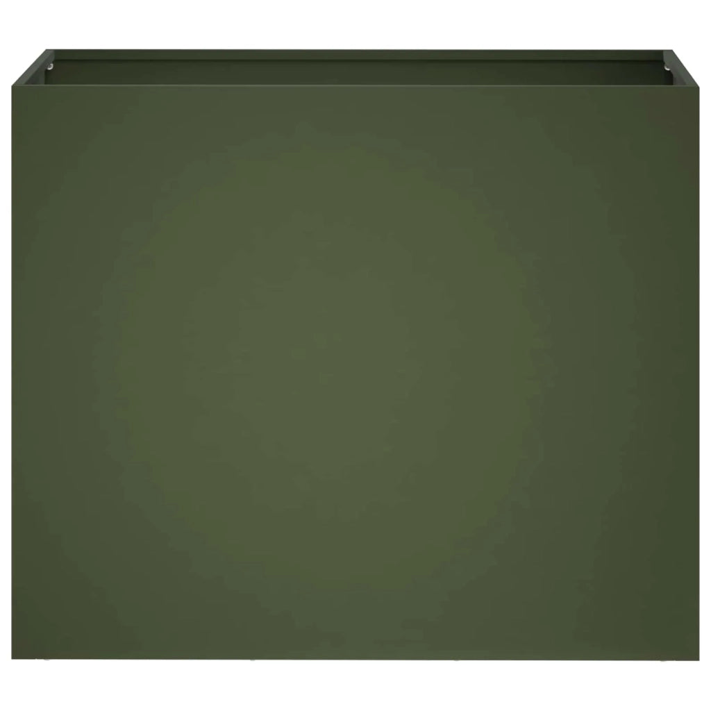 Vaso da giardino Verde Oliva 60 x 30 x 50 cm 8005574
