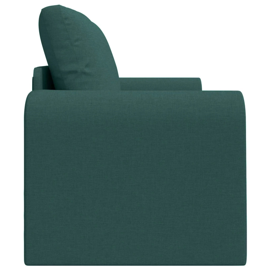 Divano letto | Sof¨¤ letto | Letto singolo 60cm Verde Scuro Tessuto