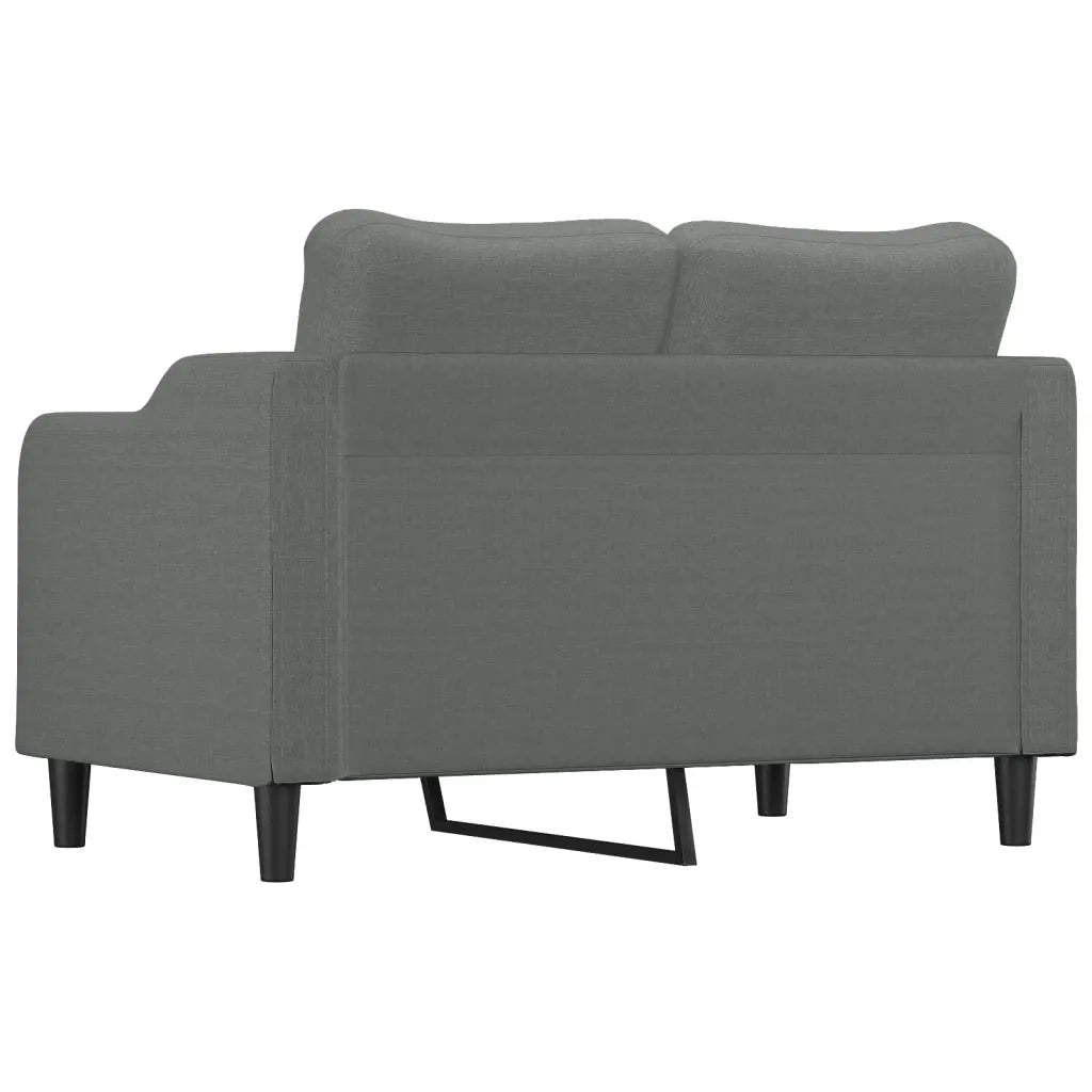 Divano a 2 Posti-Sofa 2 Posti Grigio Scuro 120 cm in Tessuto 776301