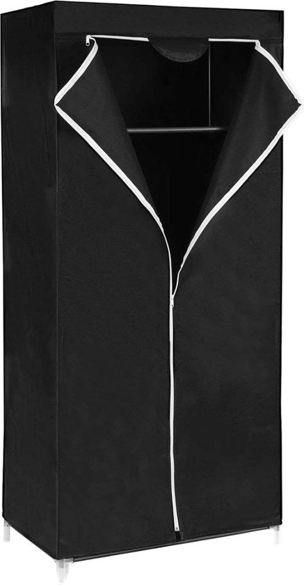 Vestibilità per armadietto 160 x 75 x 45cm nero