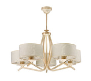 Lampadario classico ecru 5 luci E27 KASZMIR Jupiter