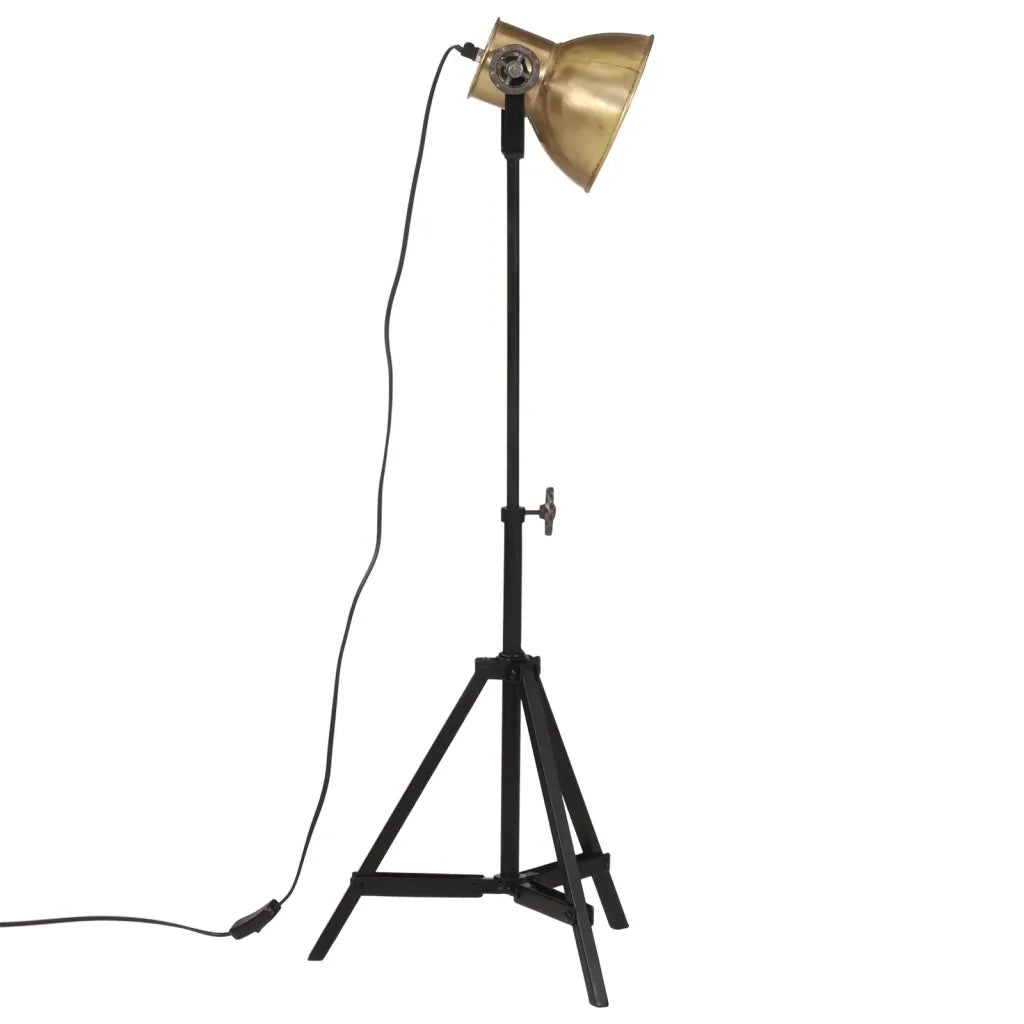 Lampada da Terra 25 W Ottone Anticato 35x35x65/95 cm E27 371870