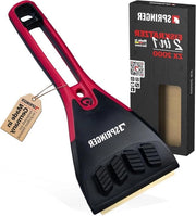 Schrappa per ghiaccio con lamina di ottone - Ergonomico e antiscivolo - 1 pezzo