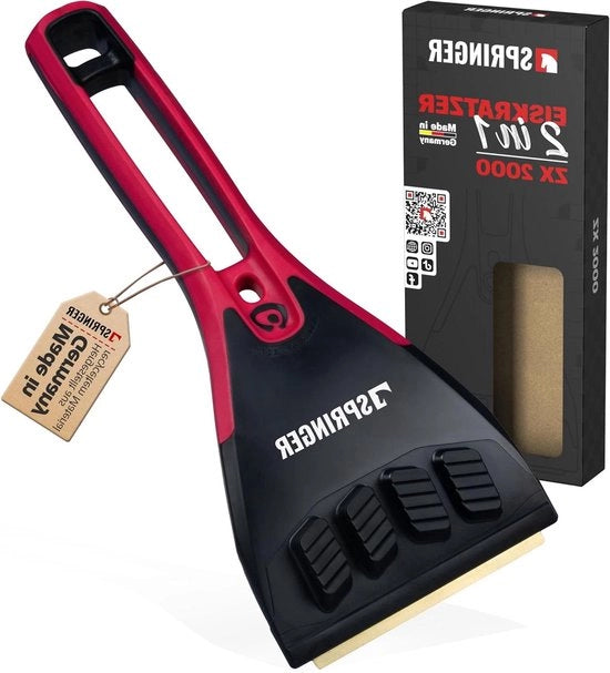 Schrappa per ghiaccio con lamina di ottone - Ergonomico e antiscivolo - 1 pezzo