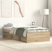 Giroletto-Struttura Letto Rovere Sonoma 90x190 cm