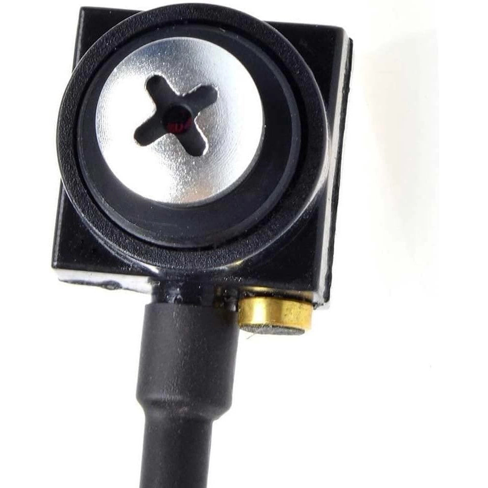 Trade Shop - Mini Micro Telecamera Camera Cam Spia Spy A Colori Audio Con Microfono Vite -