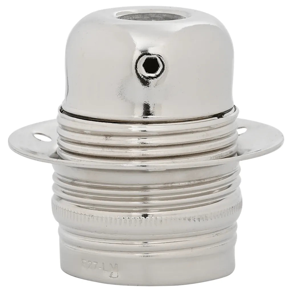Portalampade 2 pz Nichel Satinato E27 4106522