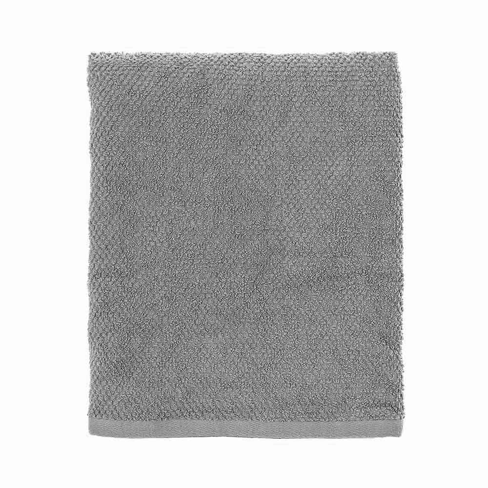 Asciugamani ospite per bagno 100% cotone grigio 40x60 cm