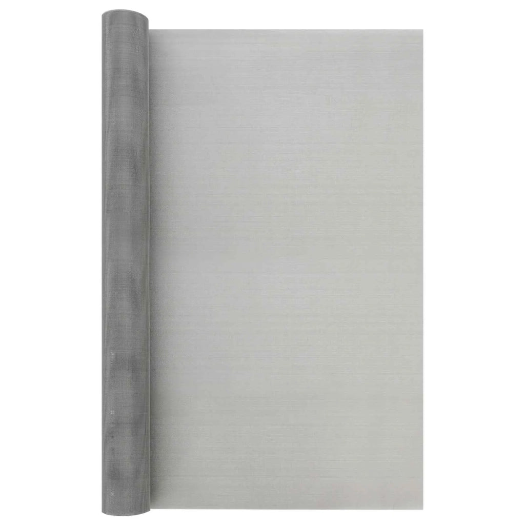 Rete per schermatura 80 x 1000 cm 30 Mesh Argento 42039555