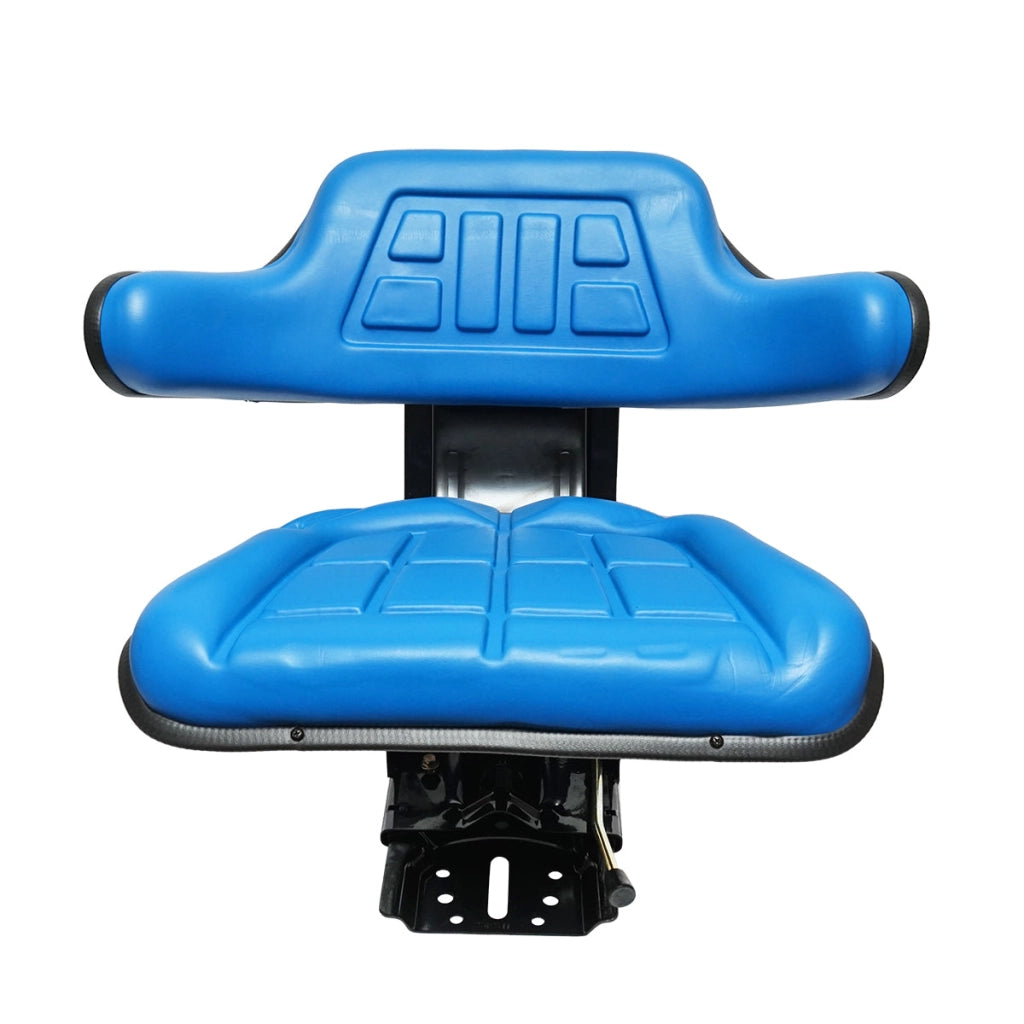 Sedile blu per trattore con tripla regolazione e ammortizzatore  U-445 e U-650