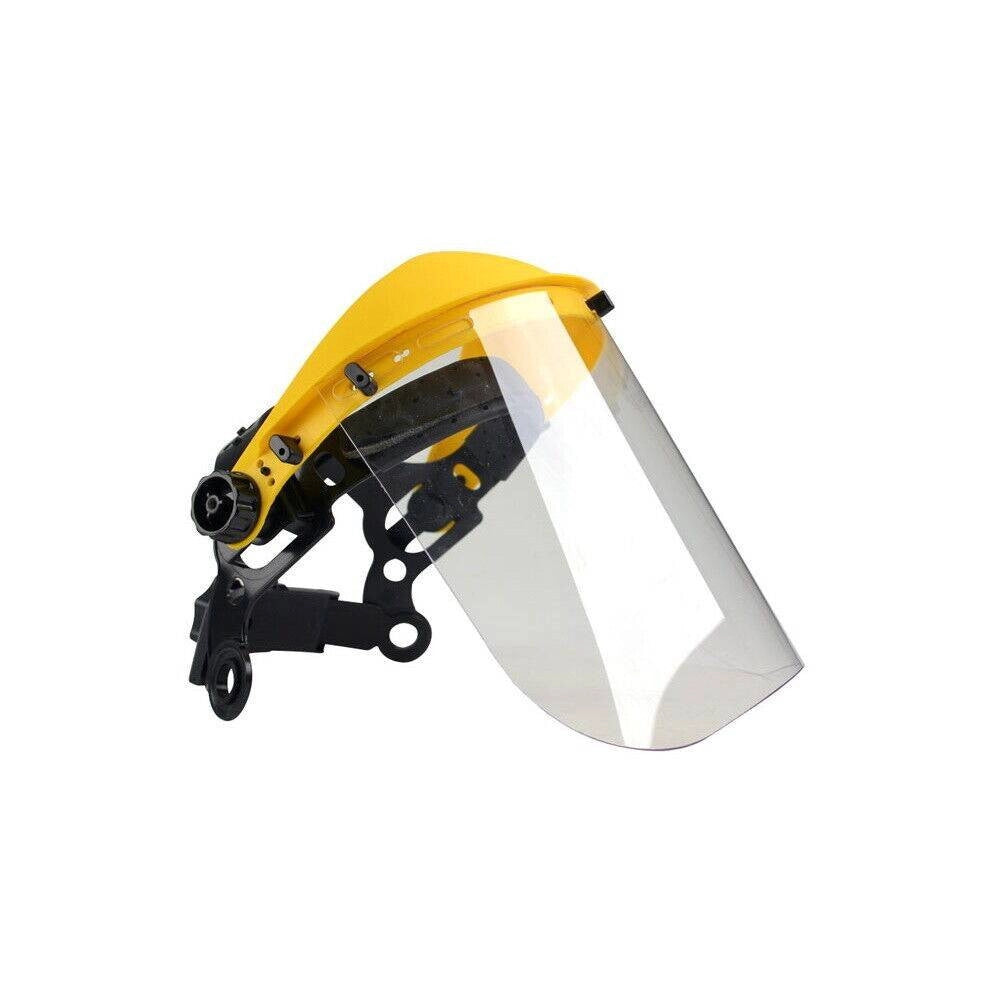 Trade Shop - Visiera Decespugliatore Professionale Protettiva Regolabile Policarbonato 455310 -