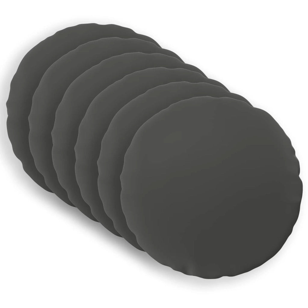 Federa 6 pcs HEERLEN Antracite Ø 50 cm Poliestere 922664
