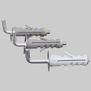 TASSELLO NYLON - Ø 12 mm 45 gancio corto - 10 pezzi - NOBEX