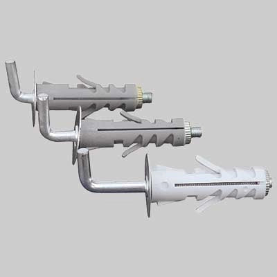 TASSELLO NYLON - Ø 12 mm 45 gancio corto - 10 pezzi - NOBEX