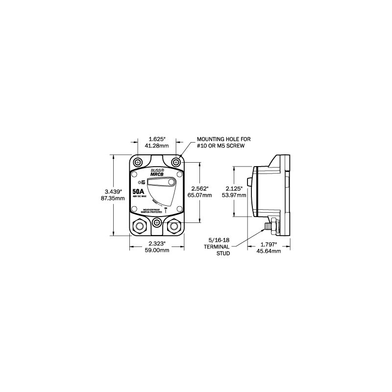 MAGNETOTERMICO HD A FILO 200A