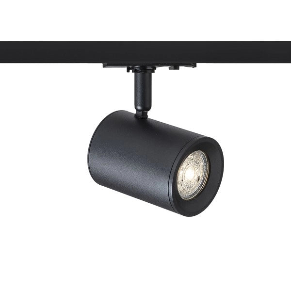 Faretto CADENZA per binario trifase nero 230V LED GU10 10W