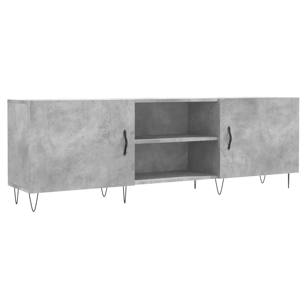 Mobile TV | Armadietto TV | Mobile Porta TV Grigio Cemento 150x30x50cm in Legno Multistrato