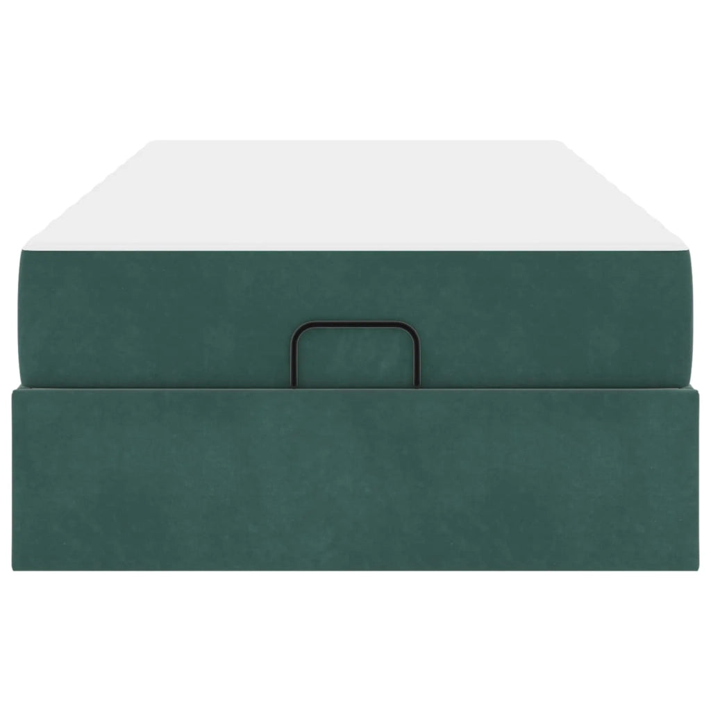 Struttura letto con materasso 2 pcs-Giroletto Verde Velluto