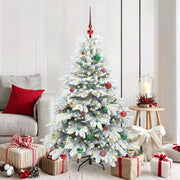Albero di Natale artificiale con 150 LED Bianco 150 cm PE e PVC 3397609