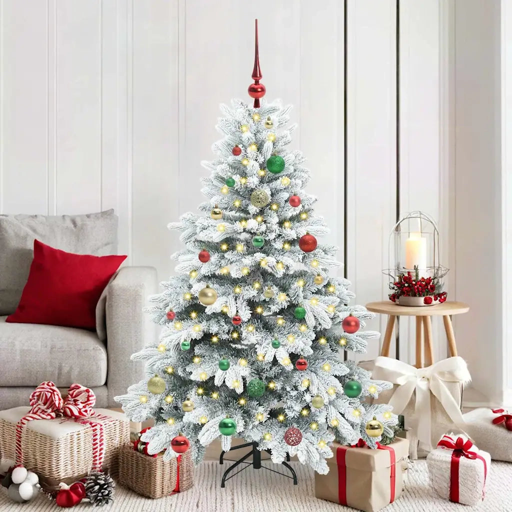Albero di Natale artificiale con 150 LED Bianco 150 cm PE e PVC 3397609