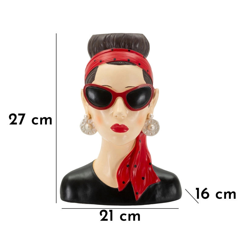 Vaso Donna Hollywood -b- cm 21x16x27