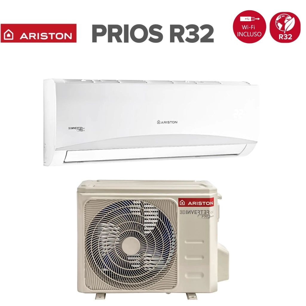 Condizionatore Ariston Prios 9000 Btu C 25 MUD0 R-32 Wi-Fi Omaggio