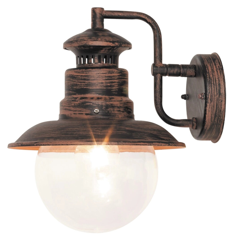 Applique esterna vintage Odessa E27 bronzo Rabalux