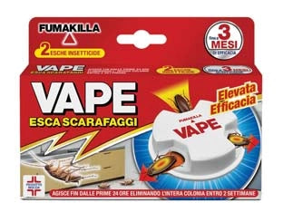 ESCA INSETTICIDA PER SCARAFAGGI- - conf. da pz.2 - 12 pezzi VAPE