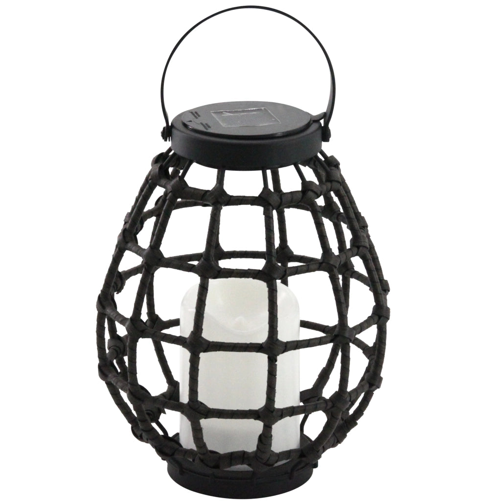 Lanterna solare LED KOGE metallo bronzo IP44 Polux