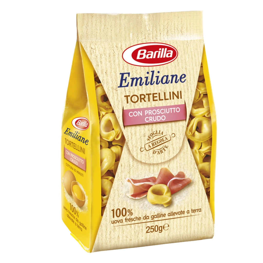 Barilla emiliane tortellini con prosciutto crudo 250 grammi