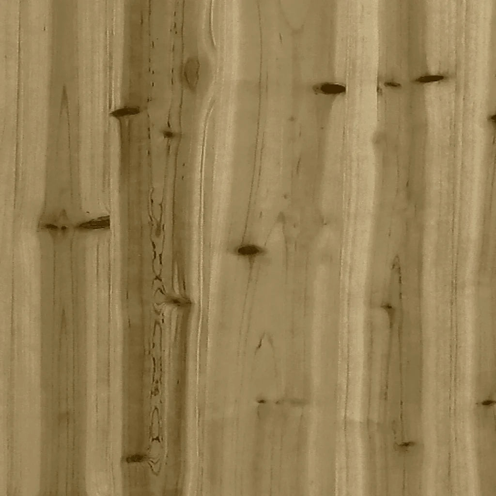 Poggiapiedi da Giardino con Cuscino in Legno Impregnato di Pino CFW9740992