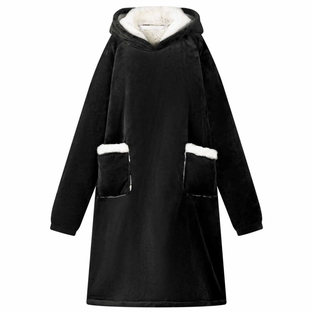 Felpa coperta Nero L Pile e Flanella 42017202