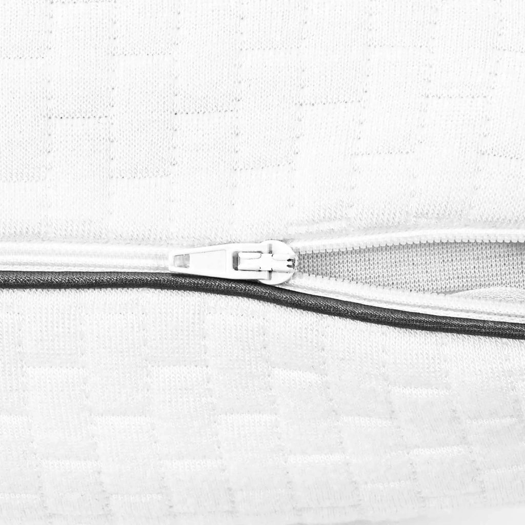 Cuscino da Letto Tinta unita Bianco 80 x 35 x 10 cm Schiuma Gel 42020238