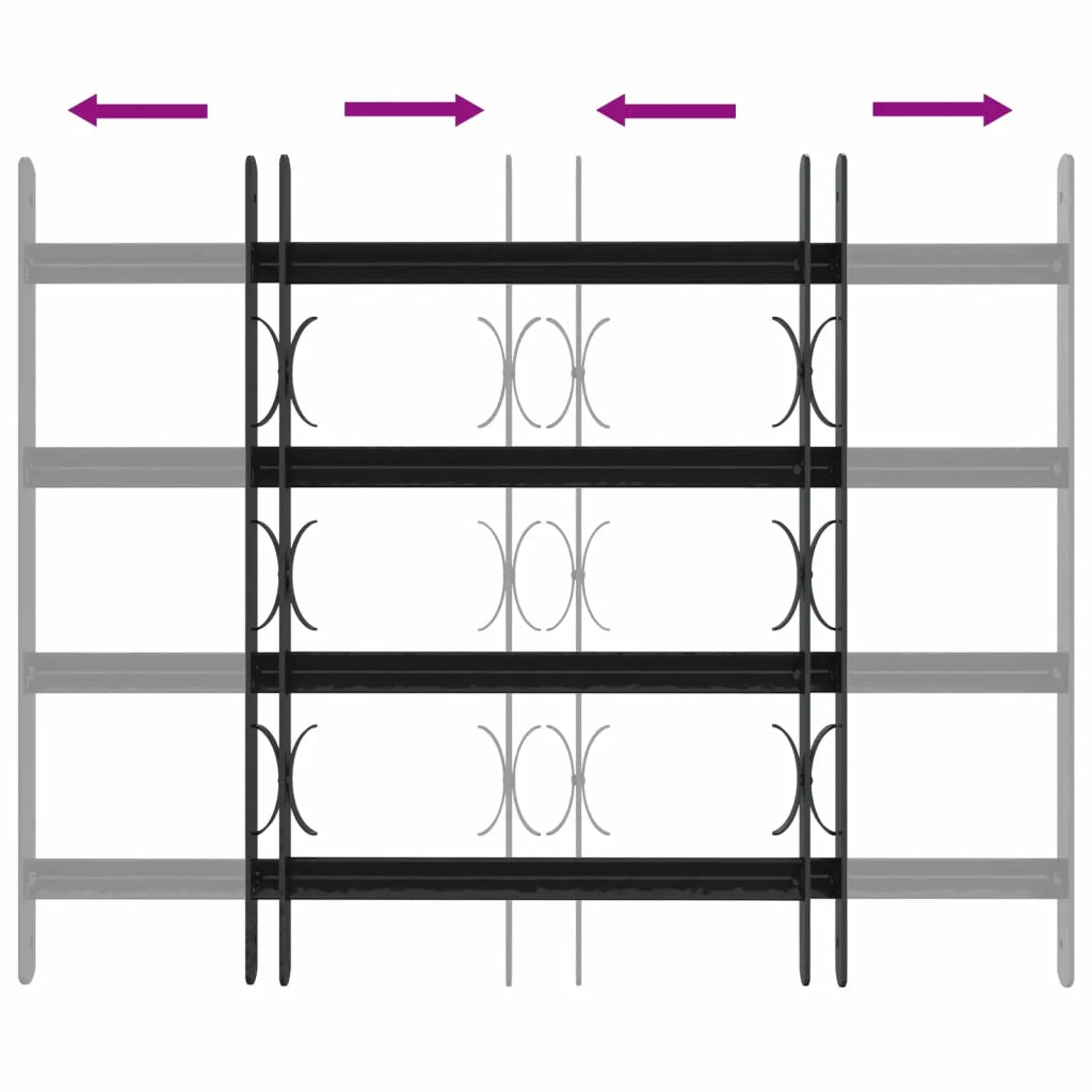 Griglia di sicurezza per finestre con 4 barre trasversali 3 pz CFW3129909