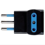 Adattatore triplo attacco piccolo nero 10 ampere ecova