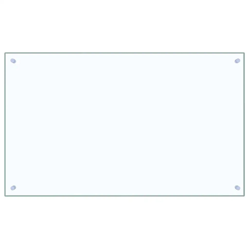 Schienale da cucina 2 pcs Trasparente 100 x 60 cm 3415433