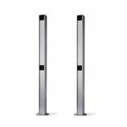 COPPIA COLONNA ALLUMINIO PER 2 FOTOCELLULE MEDIUM 1000 MM H ERA POST NICE PPH4
