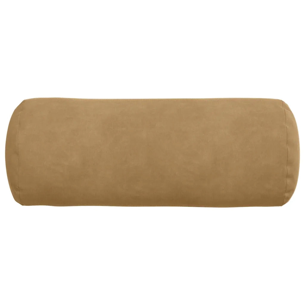 Cuscini a rullo 2 pcs Marrone Ø 15 x 40 cm Tessuto in Cords 42014293