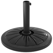 Base per Ombrellone Rotonda in Cemento ¨C Minimal ¨C ?43cm, Nero
