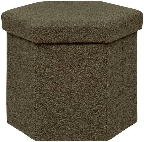 Sedile pieghevole - Verde cachi, 40 x 38 cm