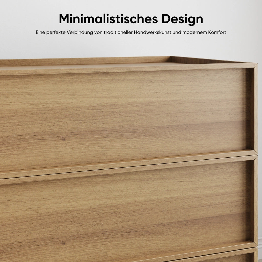CASSETTIERA a 3 cassetti 80x48x78 cm Rovere