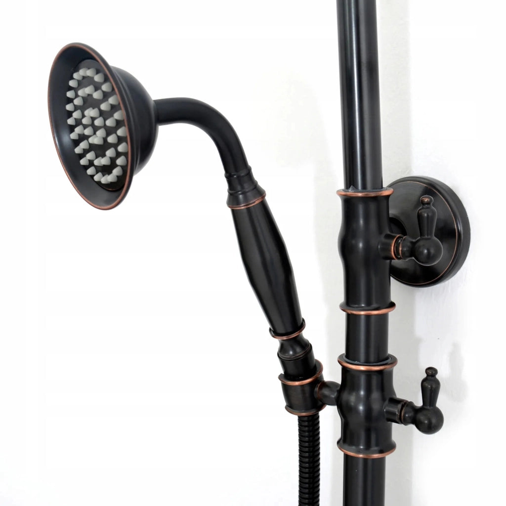 Set Doccia Con Beccuccio Rea Vintage Black