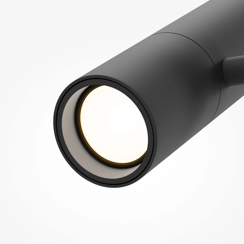 Maytoni Lampada da Binario Exility 1 luce LED integrato nero alluminio