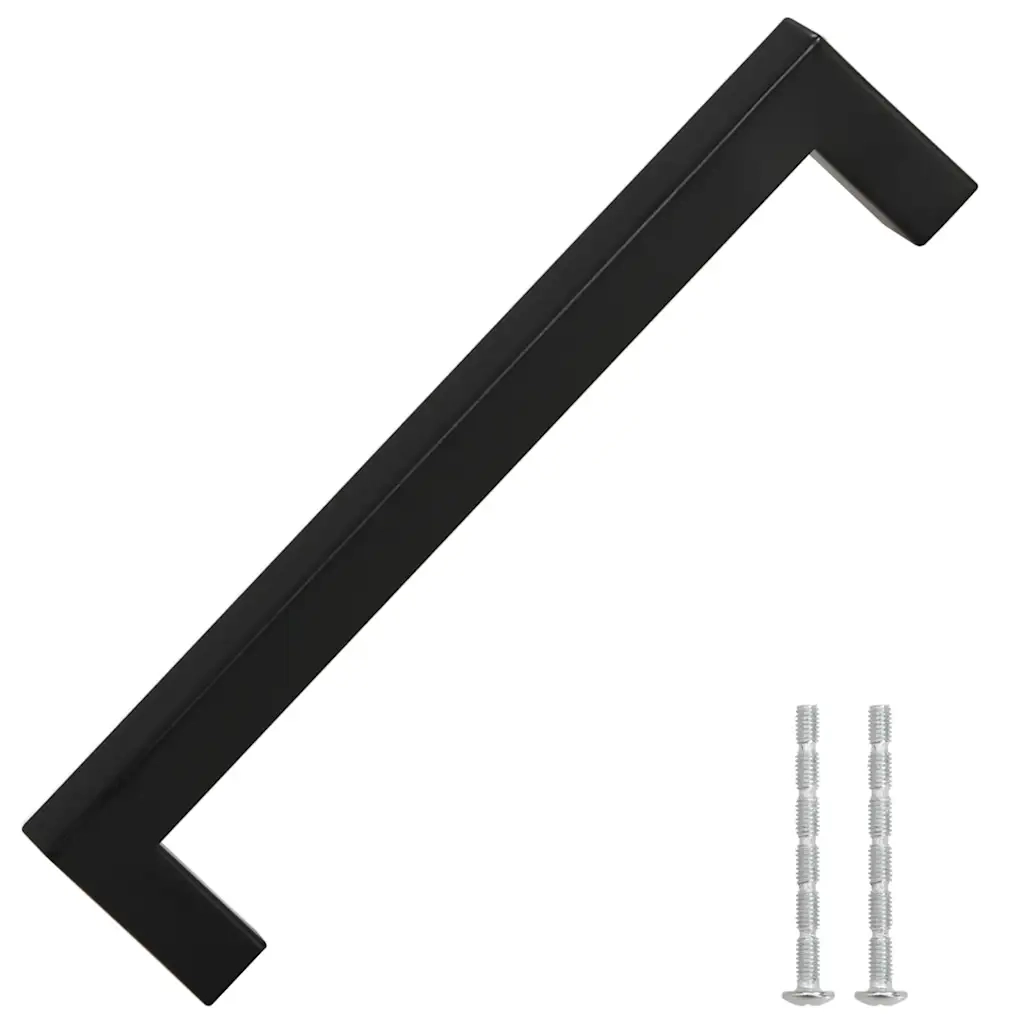 Maniglie per Mobili 10pz Nere 160mm in Acciaio Inoxcod mxl 132921