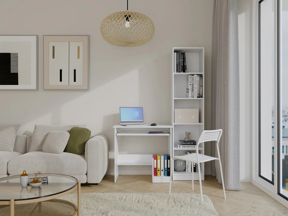 Scrivania rosa bianco per ufficio e studio