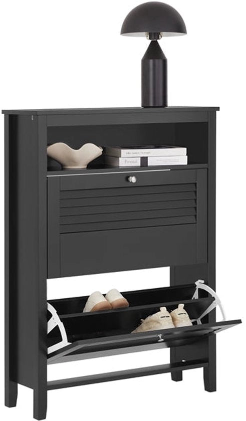 Cassettiera per scarpe - organizzatore di scarpe - ripiano per scarpe - supporto per la parete - stabilità - dimensioni 80x108x25cm