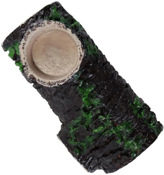 Ornamento per terrario multifunzionale - Scalone per acqua e ciotola per cibo - 6 x 18 x 10 cm - Rifugio sicuro per rettili - Accessorio per gabbia per animali
